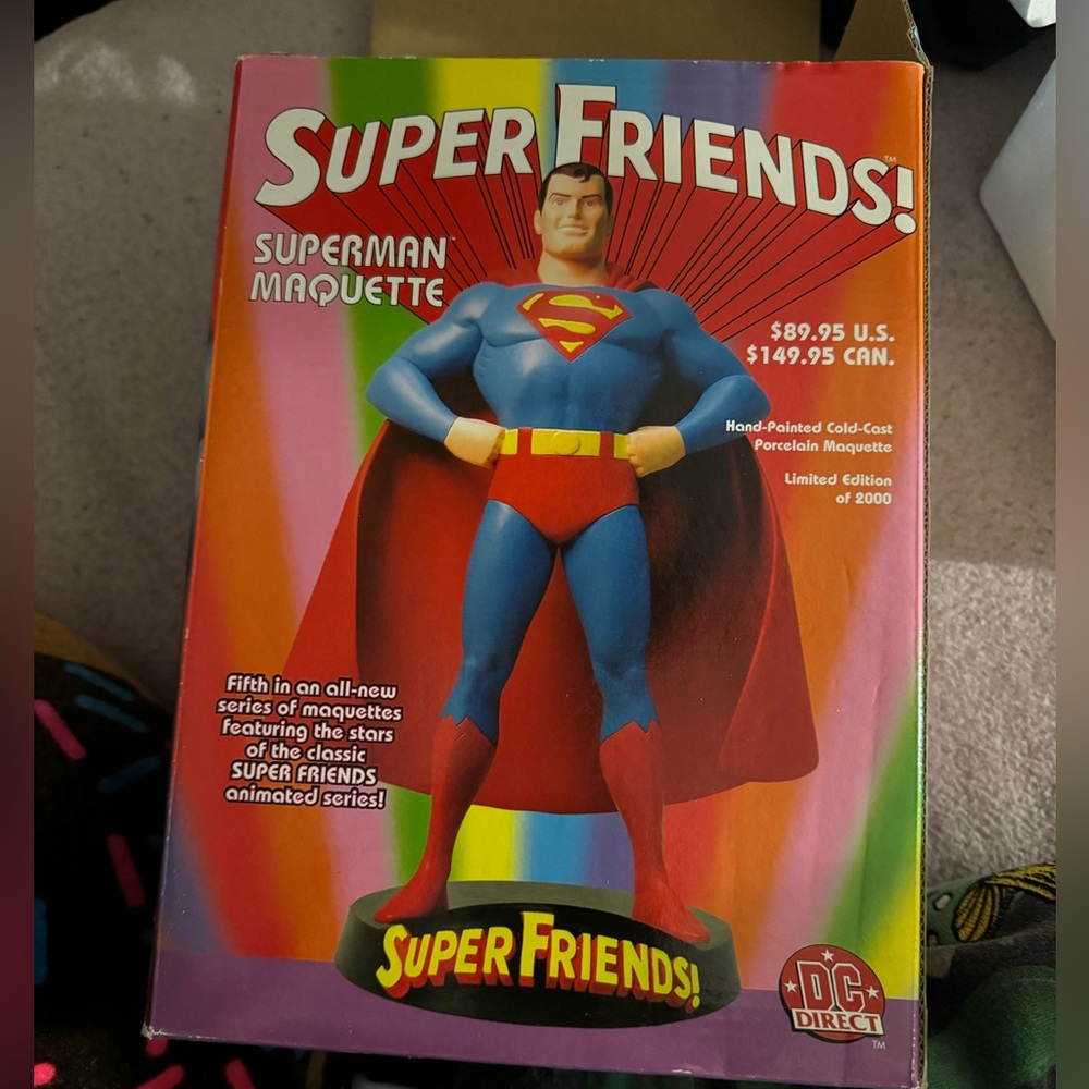 SUPER FRIENDS! SUPERMAN MAQUETTE